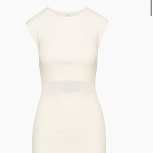 Aritzia Wilfred cut out knit dress